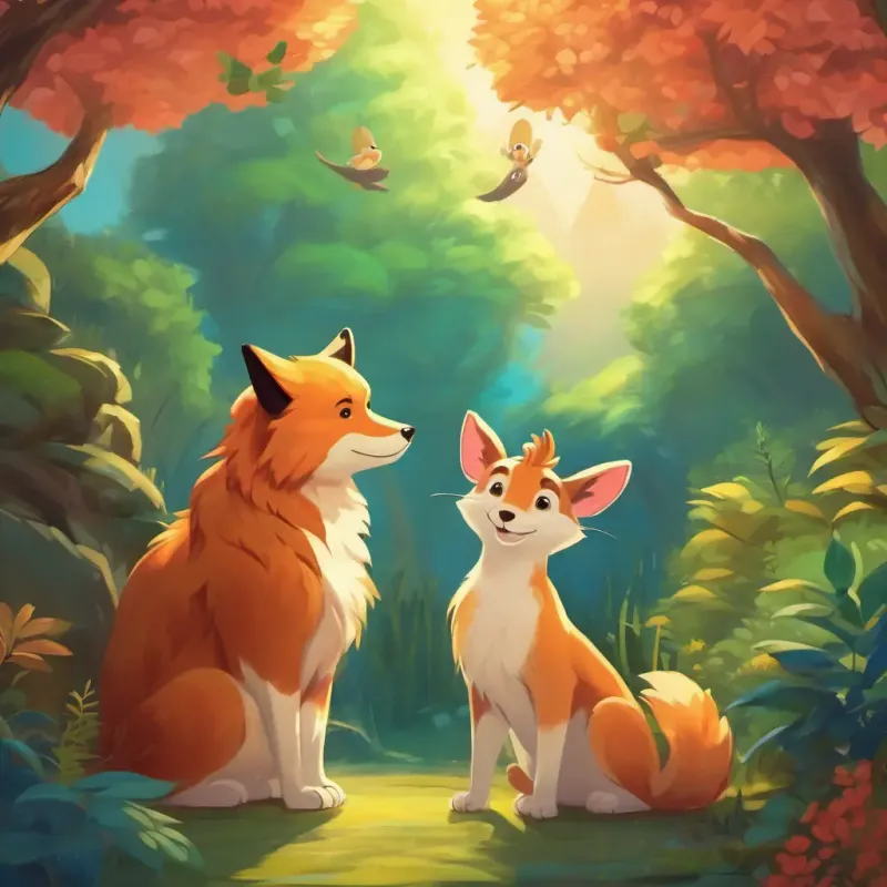 The conclusion of the story, where the animals spend happy times together.