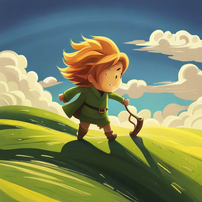 Leo enjoying his journey in the wind