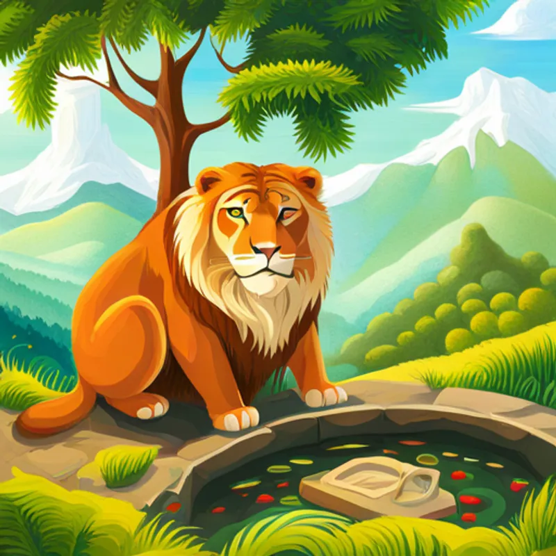 Leo content and wise with nature