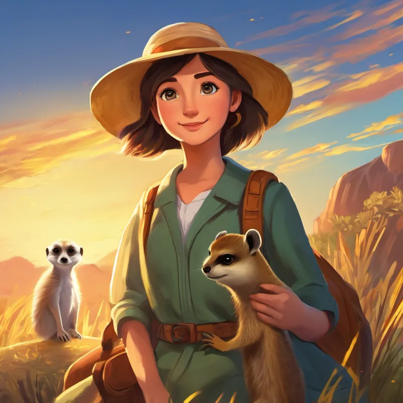 From that day forward, whenever Hanna faced a challenge, she would remember the meerkat kingdom and the little creatures who had once doubted themselves. She knew that with confidence, teamwork, and a caring heart, anything was possible. And so, with Flash at her side, she continued to explore the world, spreading confidence wherever they went.