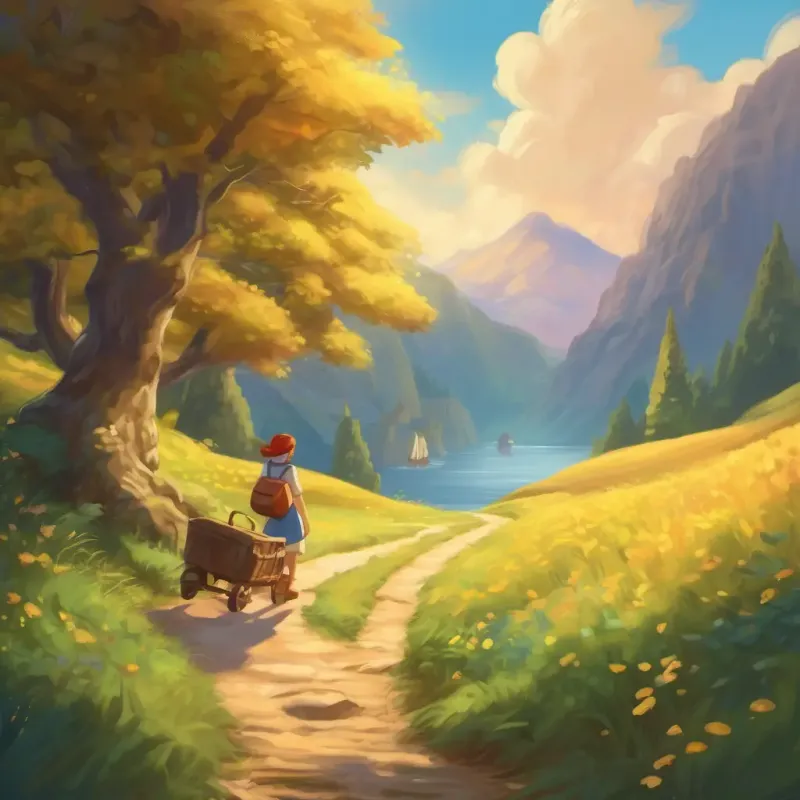 Sprite preparing for her journey.