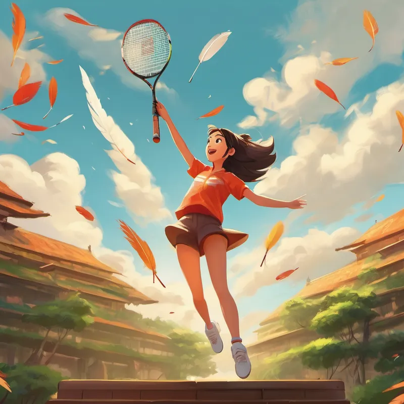 And, as she lifted her trophy high above her head, Lara knew that she was exactly where she was meant to be - in the world of badminton, soaring fearlessly with her feathers unfurled.