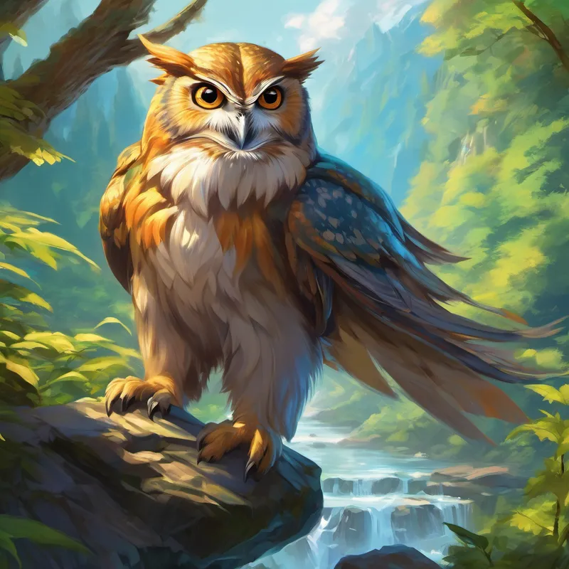 The Wise Old Owl listened attentively and then replied, "My dear Dragon, nothing is impossible as long as you believe in yourself. If you truly desire to fly, I suggest you embark on a journey to the highest peak in the land, Mount Serenity. There, you will find the magical Crystal Cave that holds the secret to unlocking your wings." With newfound hope and determination, Dragon set off on her journey. She trudged through dense forests, climbed steep mountains, and swam across roaring rivers. Along the way, she encountered various creatures who wished her luck on her quest. Squirrels cheered her on, rabbits hopped beside her, and even mischievous monkeys leaped from tree to tree, grinning mischievously.