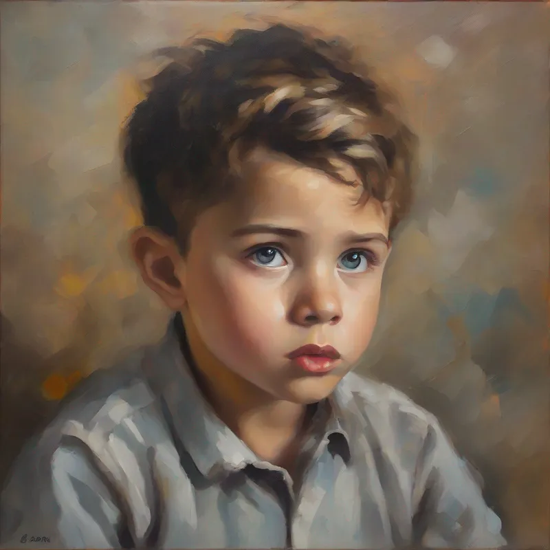 Boy asking question with a puzzled expression