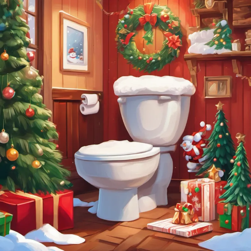 Adding toilet paper, contributions from both characters