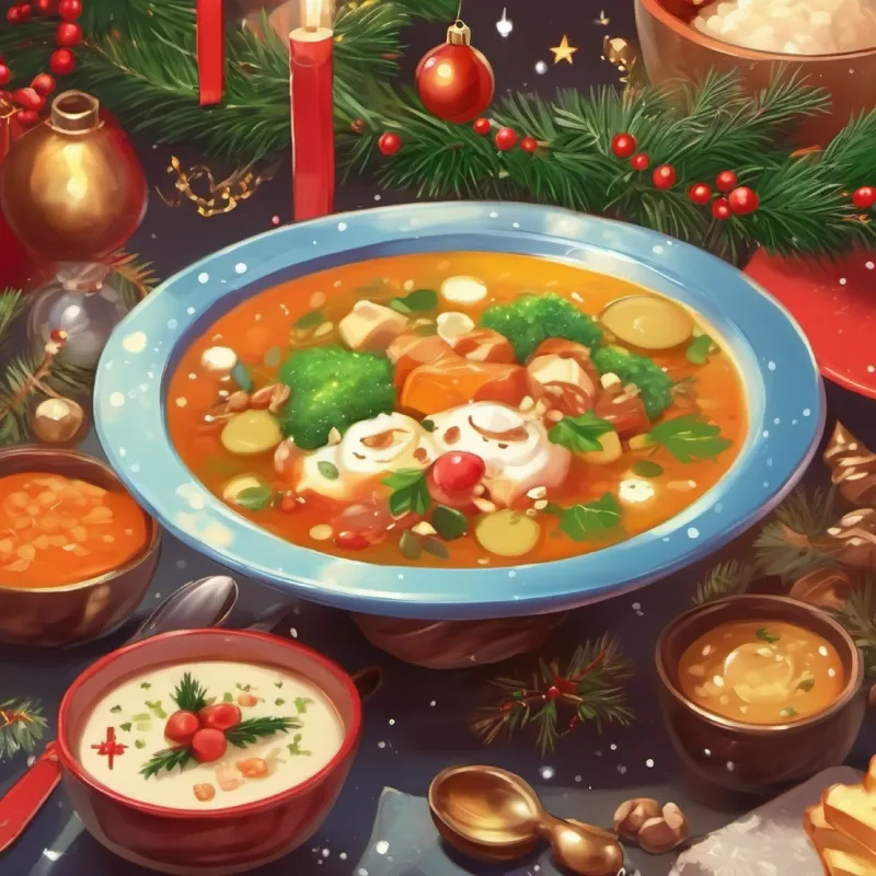 Soup escalates, more varied items being added