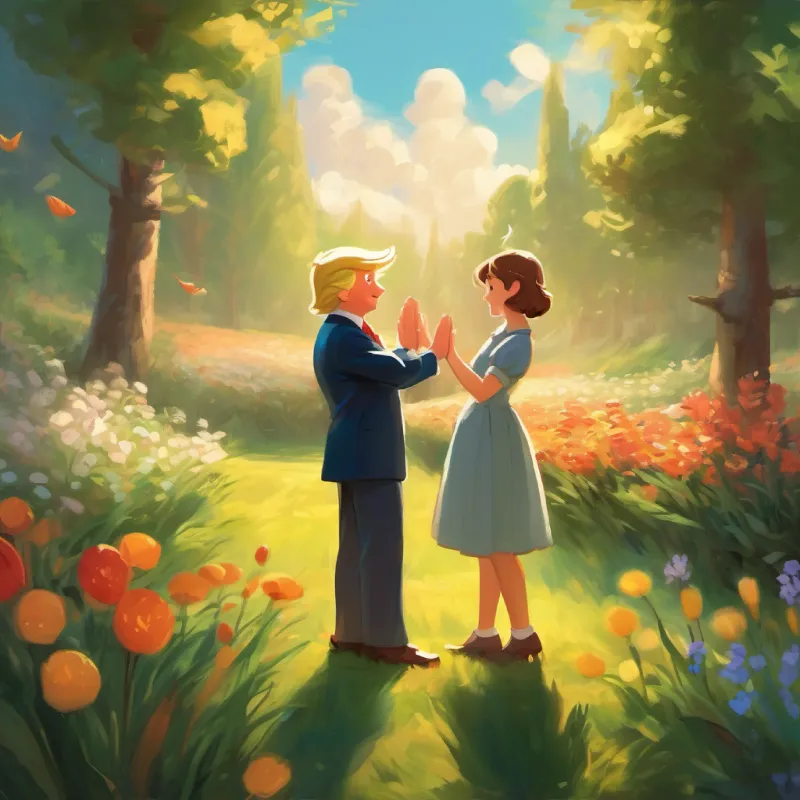 Donald applauds Flora, encounters something new and joyful.