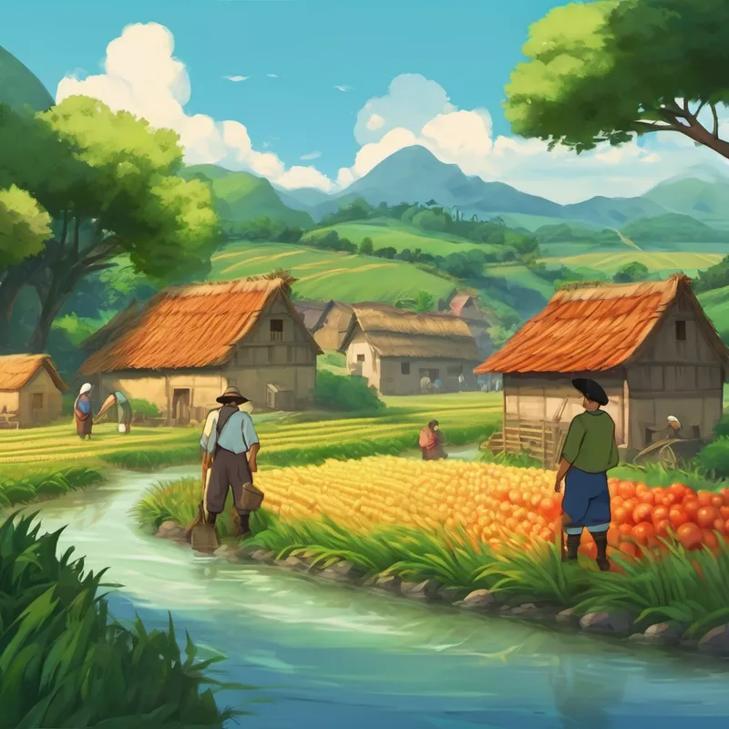One day, there was a dispute between the farmers and the villagers. The farmers wanted to use the village's water supply for their crops, but the villagers needed it for their daily needs. The situation was tense, and both sides were not willing to compromise.