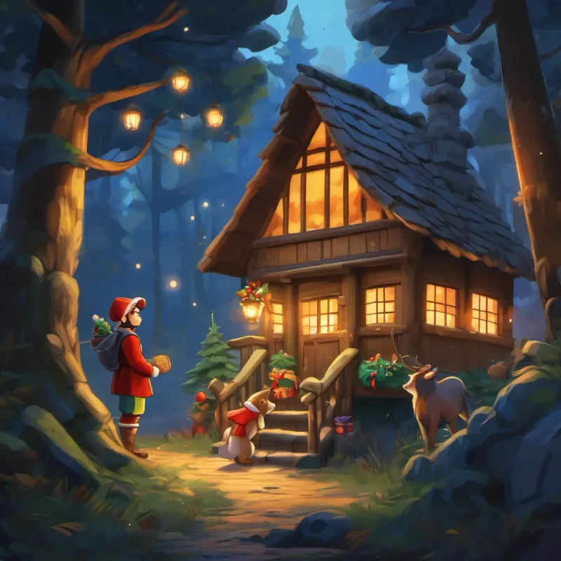 Leo encounters villagers, learns of dark forest.