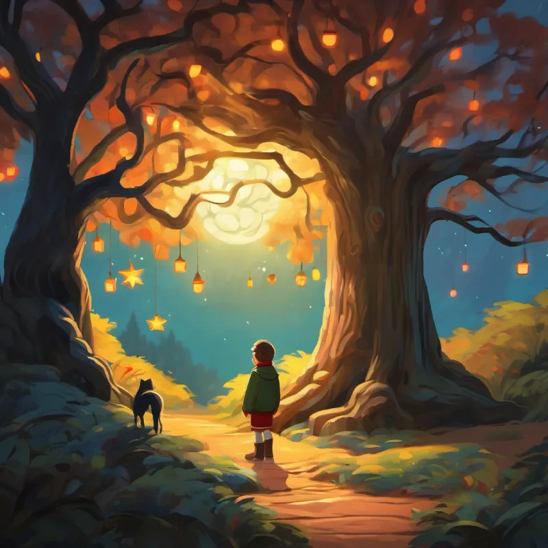 Leo finds source of darkness, sad tree.