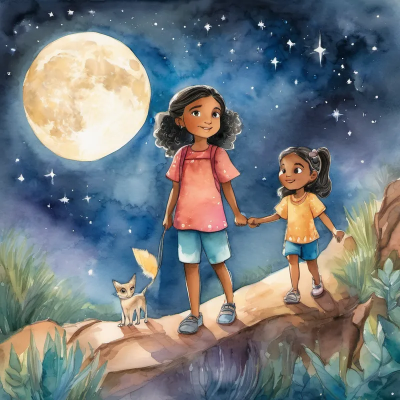 Luna and Mia spent the night imagining the incredible things they could accomplish together. They dreamed of exploring far-off lands, making new friends, and trying new experiences that would require all the bravery and confidence they could muster. Luna assured Mia that she had the power to achieve anything she set her mind to. From that night forward, Mia's heart was filled with confidence. Luna continued to visit her, sharing tales of other children who had similar doubts, but with encouragement and self-belief, had overcome them. As Mia grew, so did her confidence, and she faced each day with courage, always remembering the magical lessons Luna had taught her.