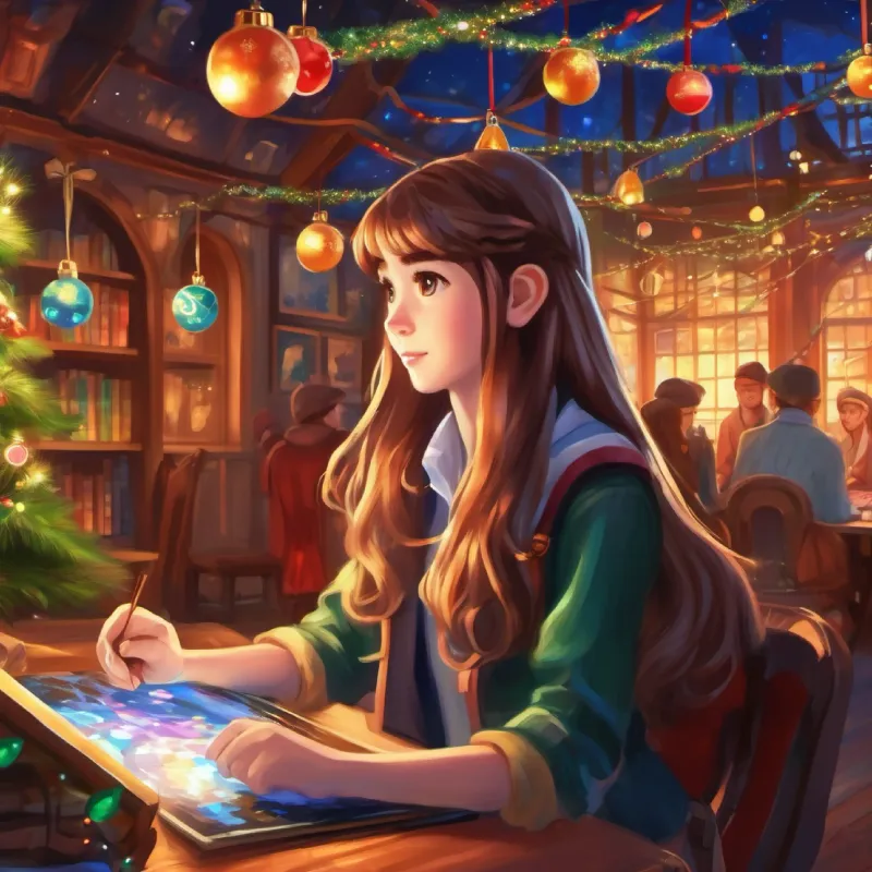 Girl with long, silky hair, bright, curious eyes's liberation, meeting Smart, resourceful gamer with a determination in his eyes, beginning of their real-world adventure.