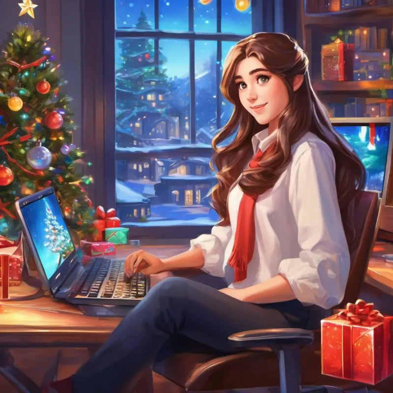 Smart, resourceful gamer with a determination in his eyes's analysis of vlogs, discovery of Girl with long, silky hair, bright, curious eyes's location, Powerful tech CEO, envious glare, always dressed in high-tech attireCorp revealed.