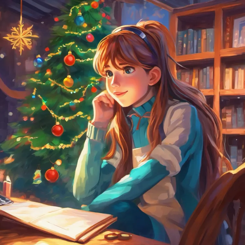 Escape day, tension, Smart, resourceful gamer with a determination in his eyes hacking, Girl with long, silky hair, bright, curious eyes's mixed emotions.