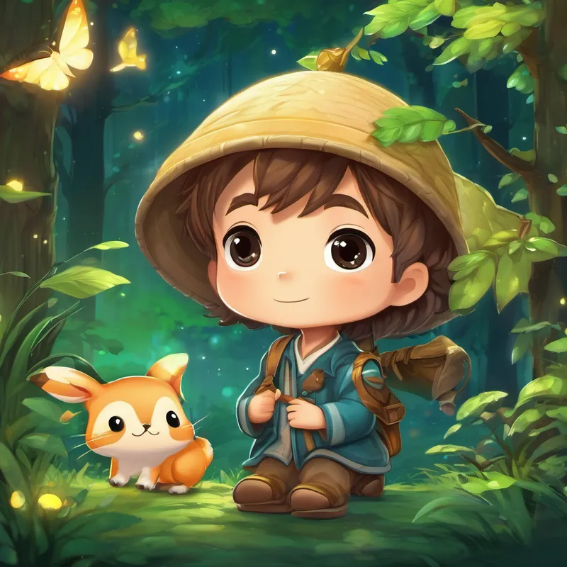 From that day forward, Chibi became a beloved friend to all the animals in the enchanted forest. He continued his adventures, helping those in need and spreading joy wherever he went. And so, little ones, remember Chibi's story as you close your eyes tonight. Just like Chibi, may you always be brave, kind, and ready to help others on your own magical journeys. Goodnight!