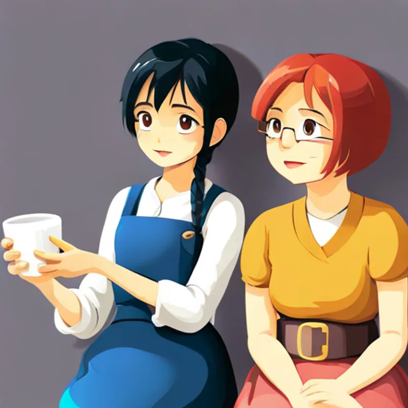 Lily and Polly having a conversation