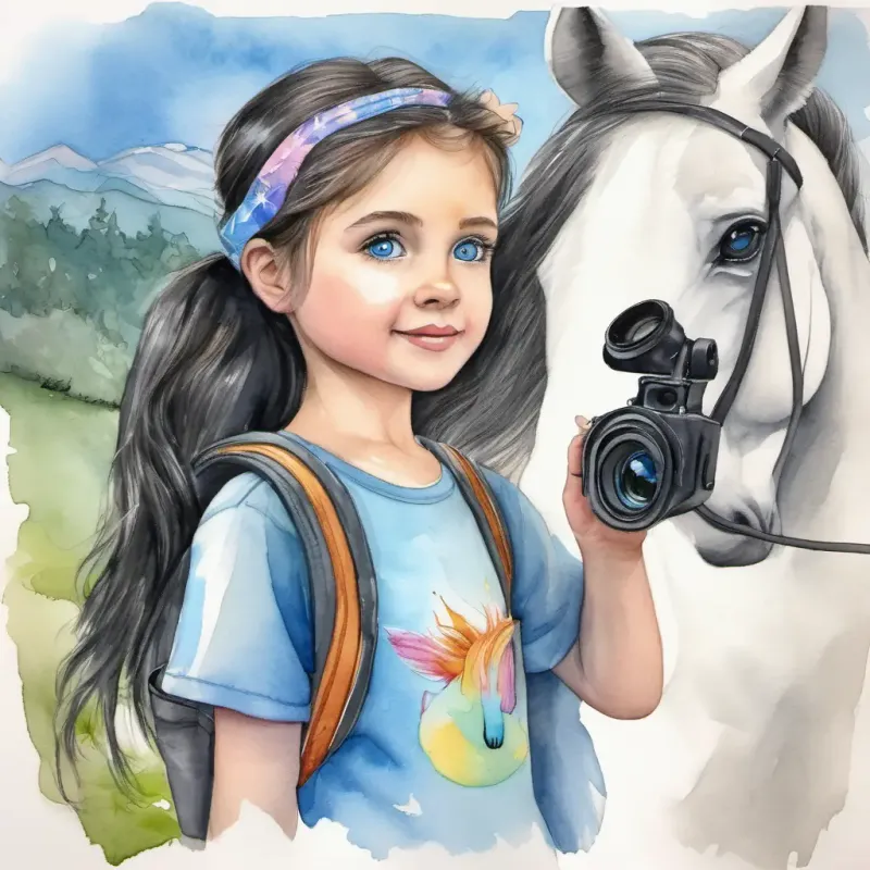 Amanda starts her quest with binoculars in hand.