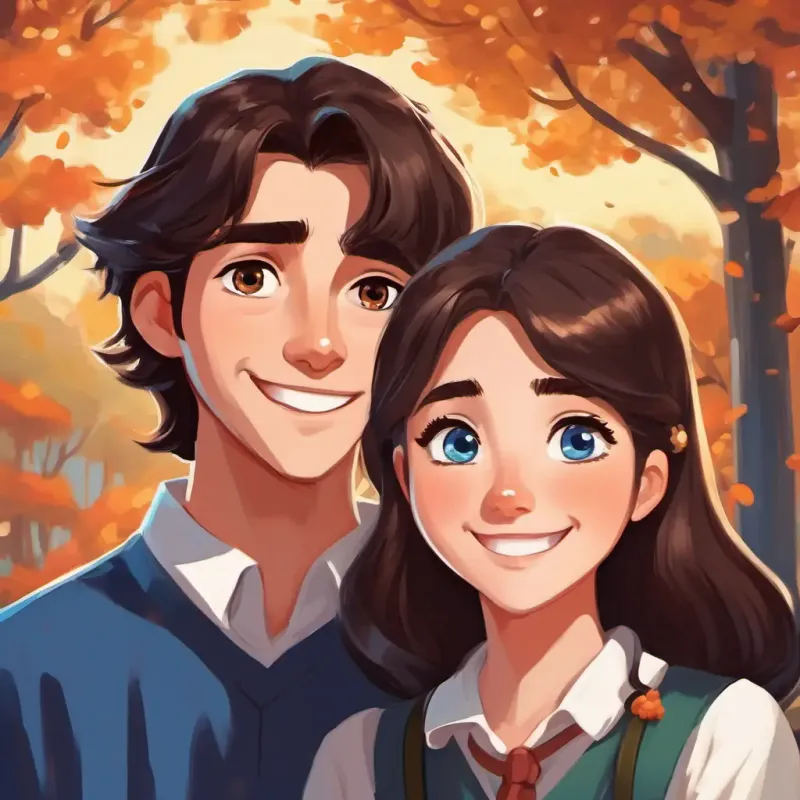 Daniela has long brown hair, sparkling brown eyes, and a warm smile and Cosmin has short black hair, twinkling blue eyes, and a contagious laugh graduate from high school and go their separate ways.