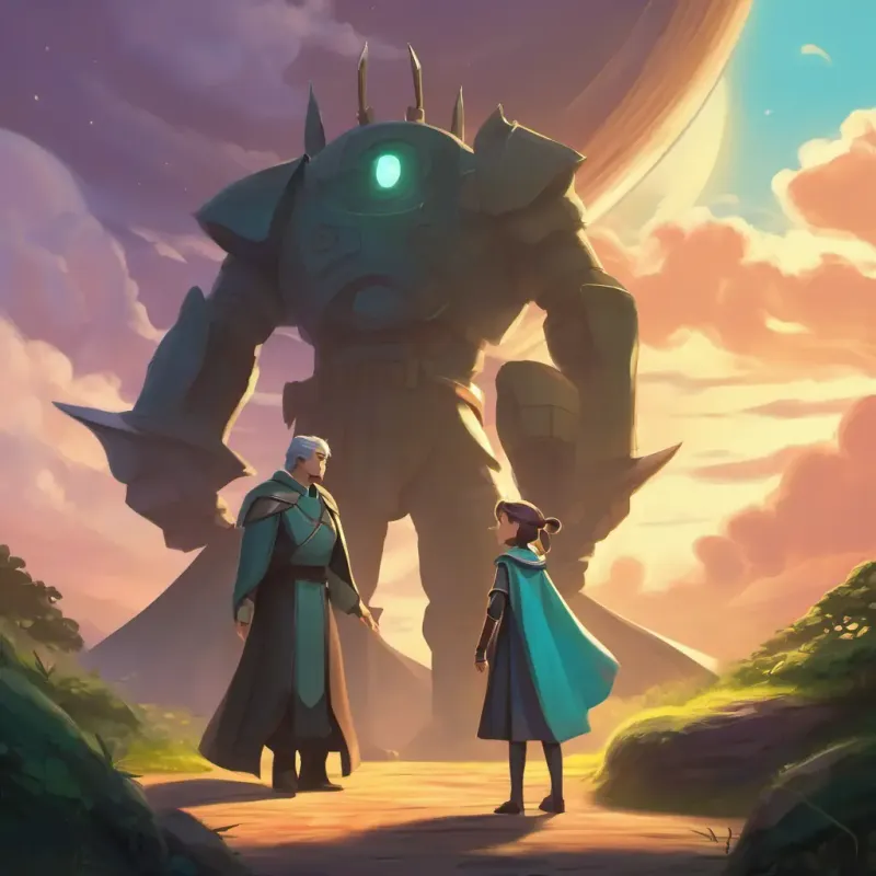 Lyra's training and meeting her mentor, Master Orio, to confront the dark force