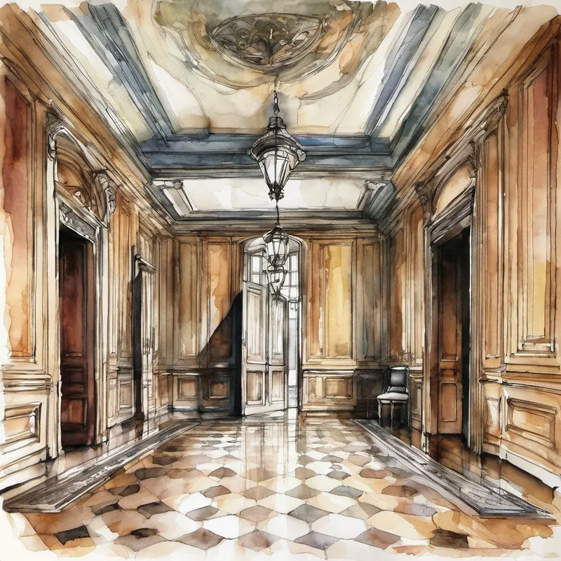In the grand foyer, shadows danced on the wall,
Footsteps echoed loudly, bouncing down the hall.
They shared nervous smiles, each ready to explore,
Their friendship unwavering, forever to endure. Strange occurrences unfolded, as they settled within,
Doors slammed shut, laughter heard, but where had it been?
Images on the mirrors that showed no one's face,
But the bond of their friendship, not a soul could erase.