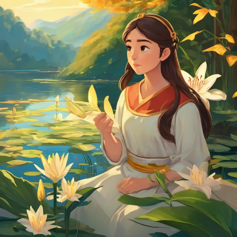 Days turned into weeks, and Lily continued to rely on the golden key whenever anger tried to take control. With each use, she noticed her anger becoming less powerful, and her kindness growing stronger. The more Lily practiced patience and kindness, the more her relationships with friends and family improved. Instead of arguing, they began to communicate in a calm and loving way. Lily's golden key had truly transformed her life, making her feel happier and more at peace.