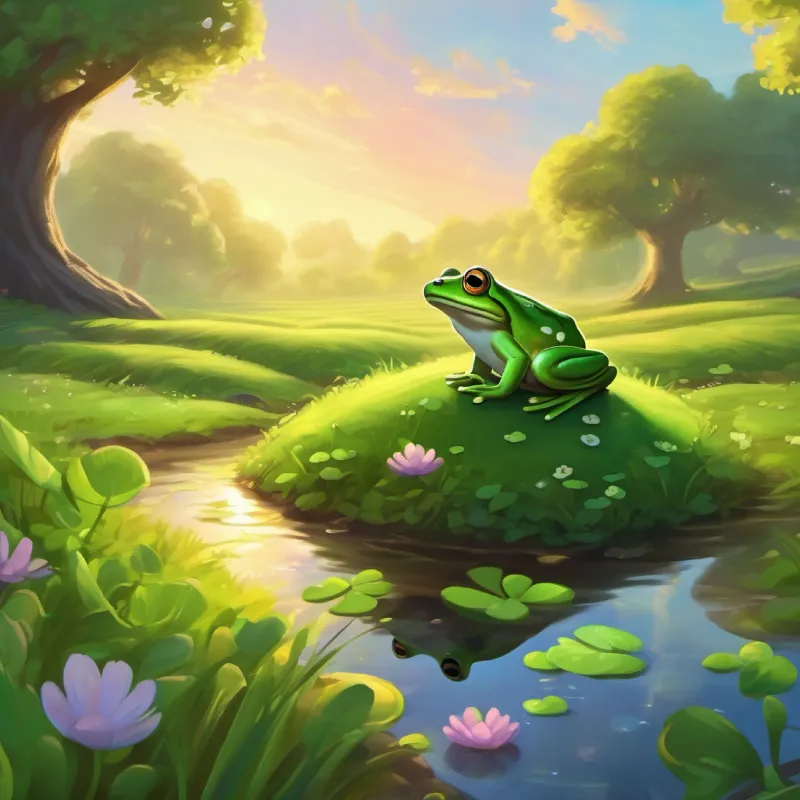 Finding the magic clover field and restoring the frog's jump.