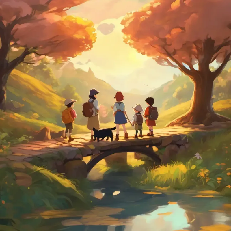 The story ends with the friends making a special bond and looking forward to more adventures.