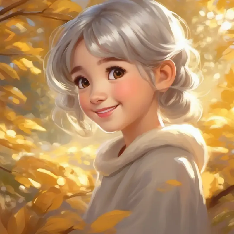 Soft silver light, serene, gentle eyes, content smile appreciating the vitality that Radiant, warm, golden glow, encouraging eyes, smiling brings to the day.