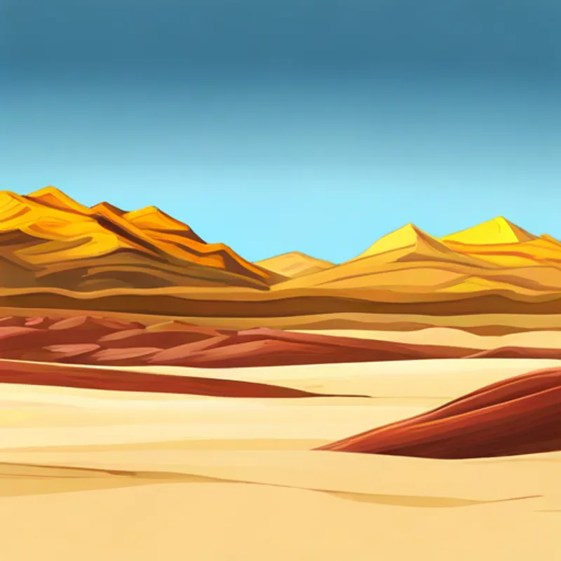 Rain in the desert