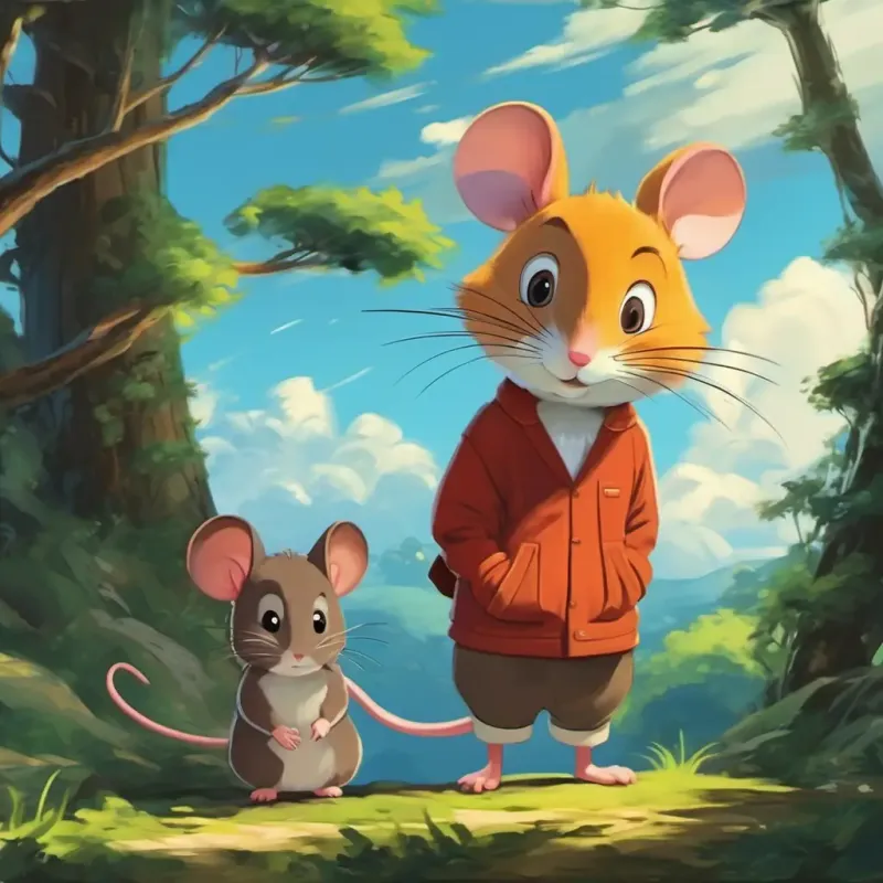 The mouse is smart and quick-witted, always thinking of ways to outsmart others.