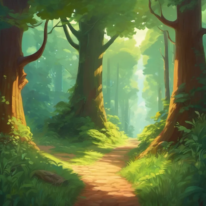 Introduction to the main character and setting of the story, forest