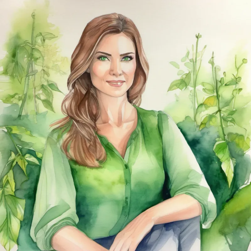 Introduction of main character, Vibrant woman with green eyes, newly diagnosed diabetic, diagnosed with diabetes