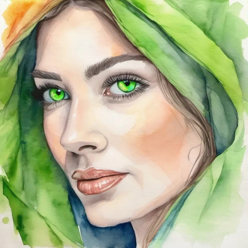 Vibrant woman with green eyes, newly diagnosed diabetic's practice of drawing insulin