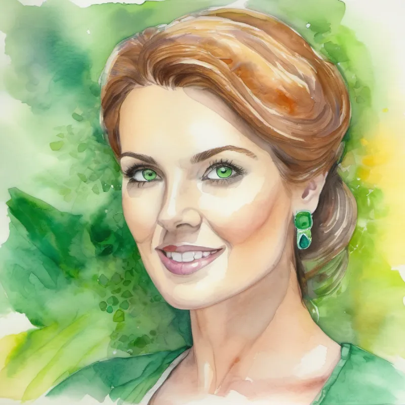 Vibrant woman with green eyes, newly diagnosed diabetic preparing for self-administration