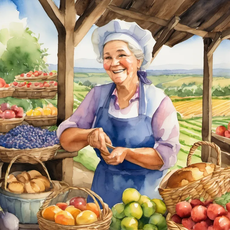 The village baker, Mrs. Butterbun, realized that her responsibility was to bring joy to the kingdom through her delicious treats. She began baking cakes, cookies, and pastries, spreading laughter and smiles wherever she went. As the days went by, more and more people discovered their responsibilities. The farmer, Mr. Greenfield, understood that he was responsible for cultivating the land and providing food for the kingdom. He started growing crops and shared his knowledge with others.