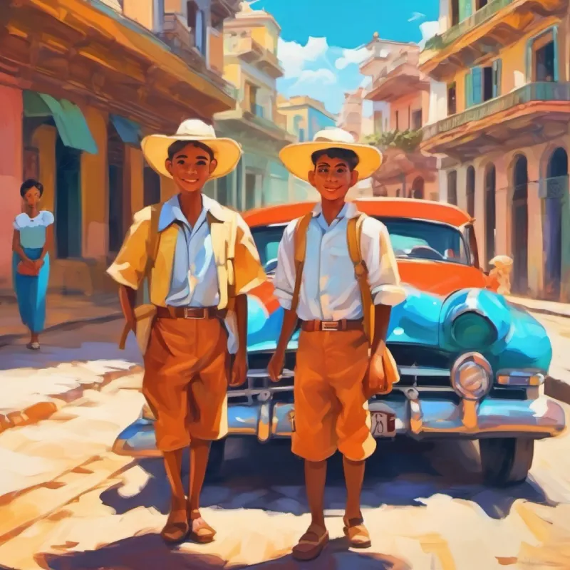 The twins helping the people of Cuba.