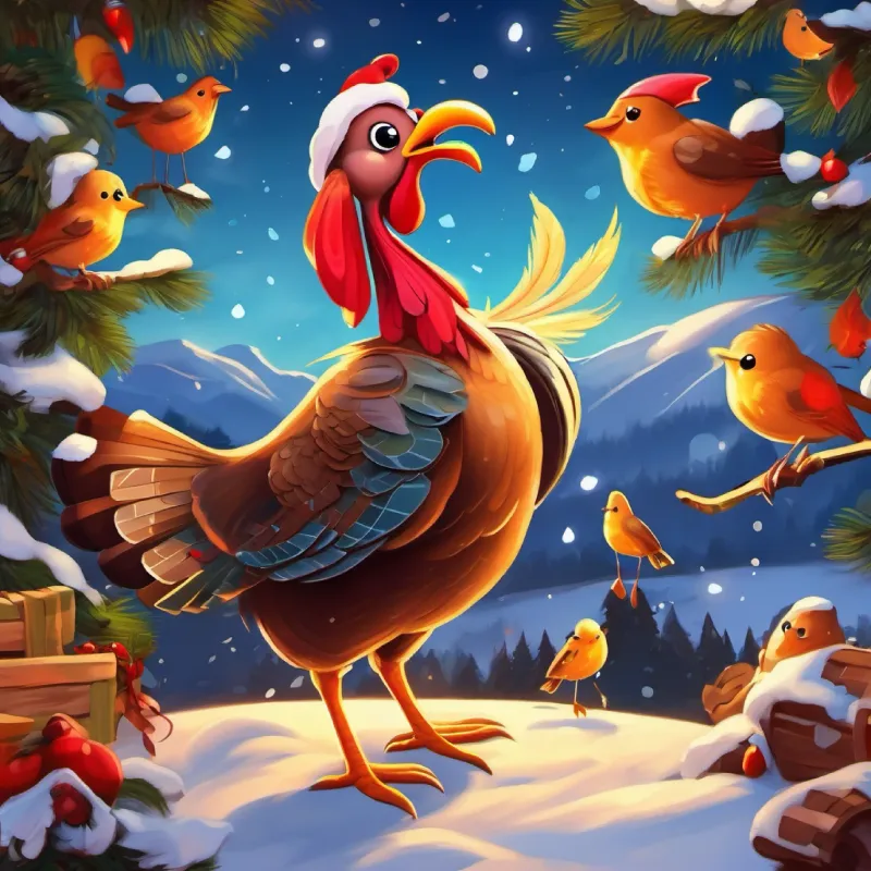 Introduction: A singing turkey with birds singing along