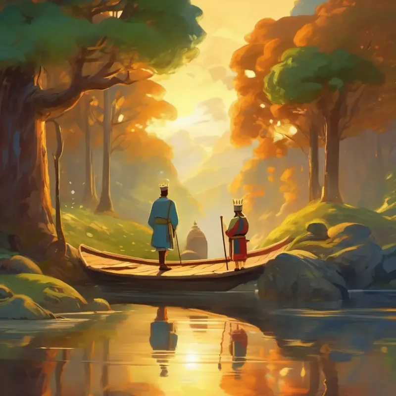 King reflecting on future generations and heritage.