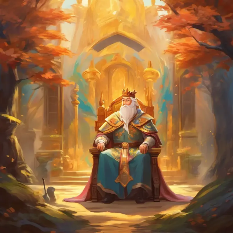 King summoning painters far and wide for a portrait.