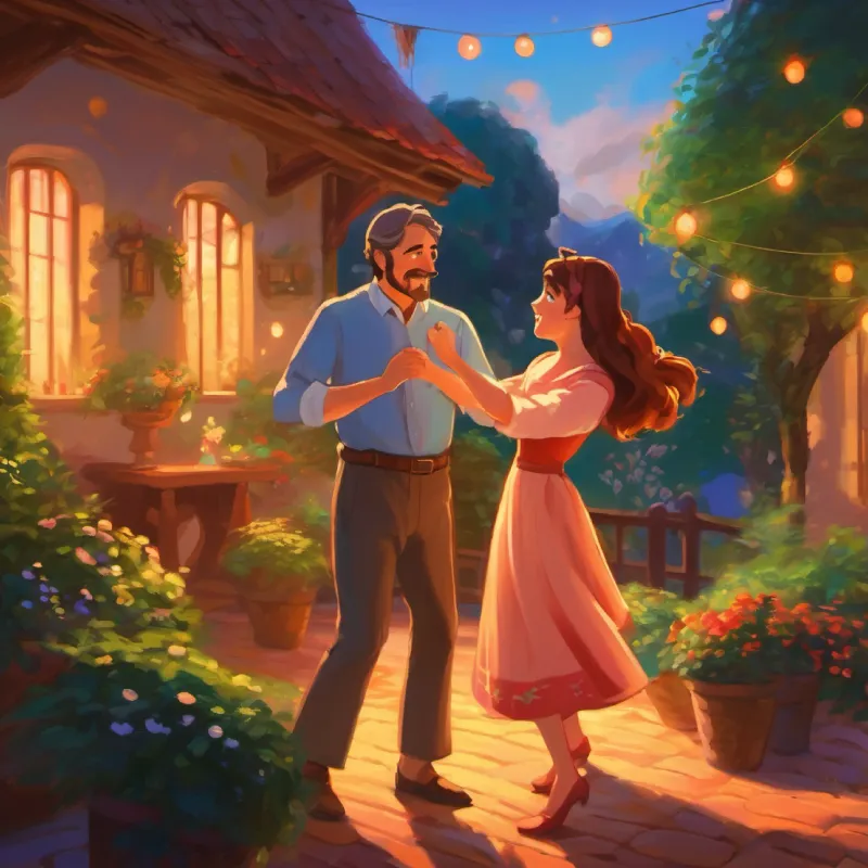 Tim asks Cathrine to dance, she reacts coldly.