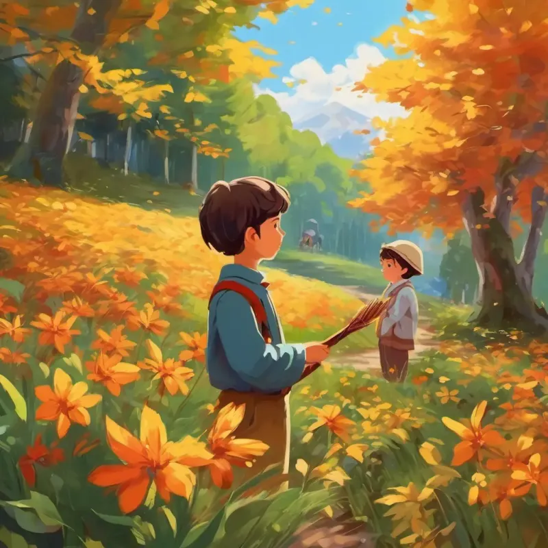 Kids practice good listening to restore the first flower.