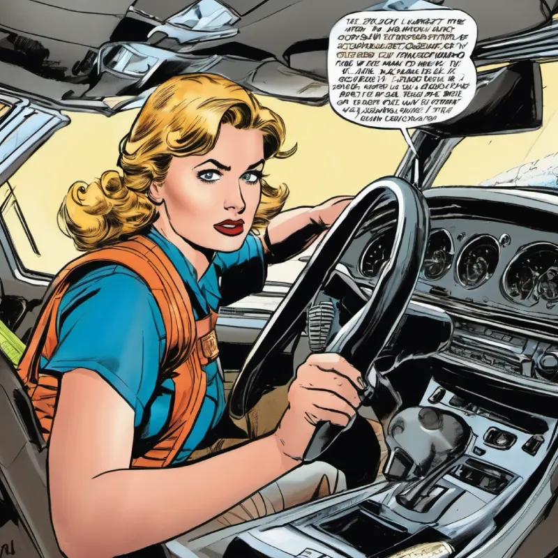 Lucy's determined effort to avoid accidents