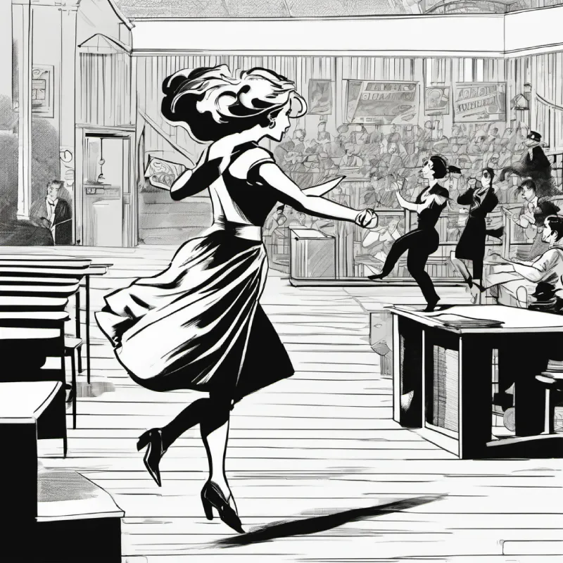 Lucy reassures a classmate, metaphorically dances with danger
