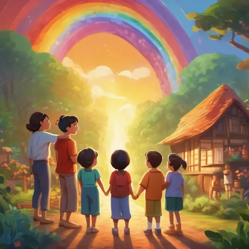 The Rainbow Family learns the power of storytelling in connecting with families from around the world, promoting unity and understanding.