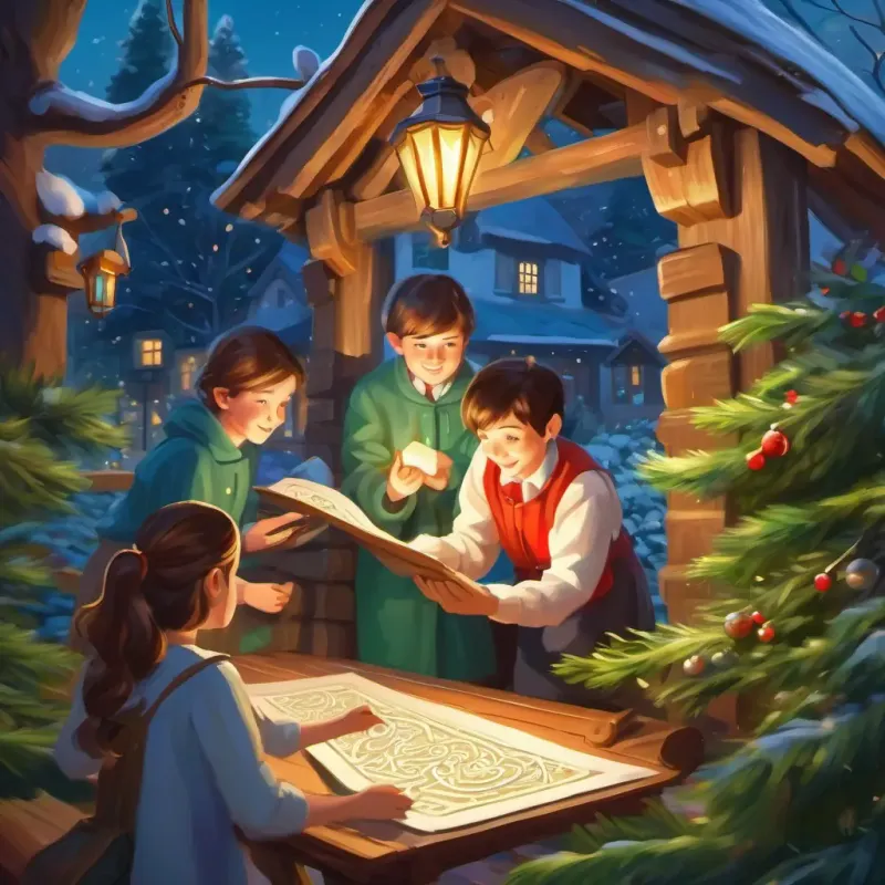 Students reaching the heart of the garden, discovering the long-lost scroll and unlocking the mathematical secrets with valuable lessons.