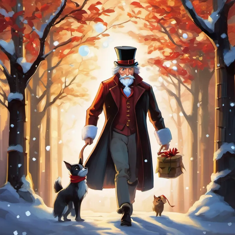 Max couldn't help but immerse himself in this beautiful tale. He followed Scrooge's journey, growing more captivated by the minute. Just like Scrooge, Max began realizing the true meaning of Christmas lies in love and generosity, not just receiving gifts. As Max approached the end of the book, he closed his eyes and fervently made a wish. He wished for his own Christmas miracle— that Oma's spirit would visit him that night, just as the three spirits visited Scrooge.