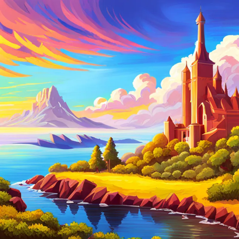 Inspiring message with colorful illustrations