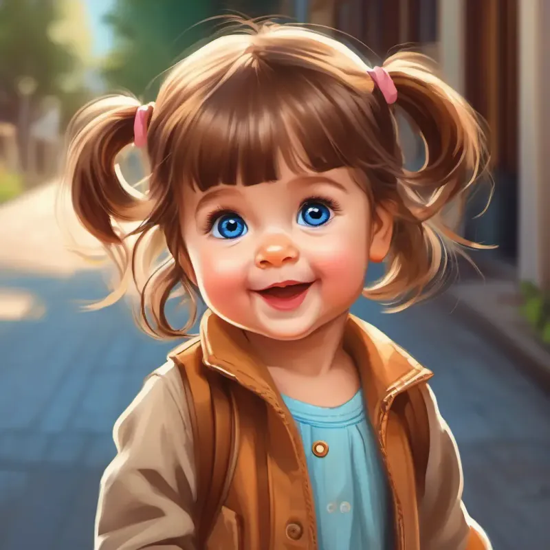 Coco's puppy Tails is excited for the walk.