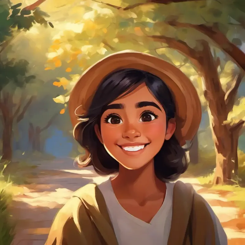 Tanned skin, twinkling brown eyes, kind smile's brave proposal and Olive skin, lively dark eyes, bright and warm presence's joyful acceptance.