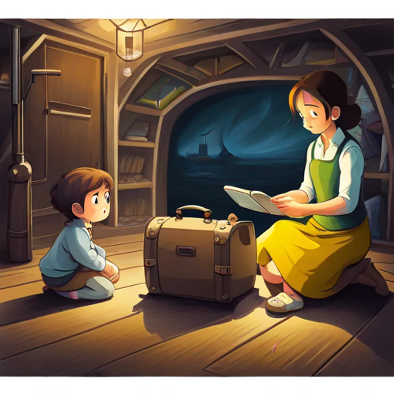 Emma deciphers the cryptic message in the basement